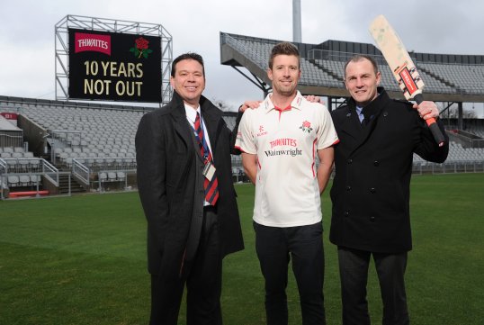 Lancashire have renewed their sponsorship deal with brewer Thwaites for the next three seasons.