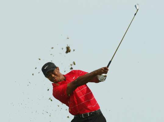 Tiger Woods has become the first $100 million man on the PGA Tour.