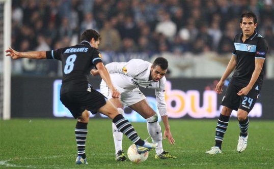 Lazio have been given a suspended punishment by Uefa for the racist chanting from their fans during a Europa League game in November against Tottenham Hotspur.