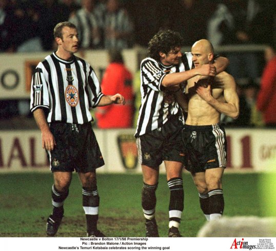Temuri Ketsbaia shot to infamy during his time at Newcastle United for his bizarre celebrations.