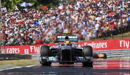 Lewis Hamilton won his first race as a Mercedes driver at the Hungarian Grand Prix on Sunday afternoon.