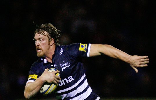 Sale Sharks duo Andy Powell and Tom Brady will appear before a disciplinary hearing following incidents during Saturday's defeat at Bath.