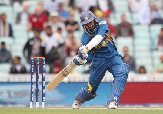 Australia dismissed Tillakaratne Dilshan for 34 to reduce Sri Lanka to 92-3 in their crucial Champions Trophy Group A match at The Oval.