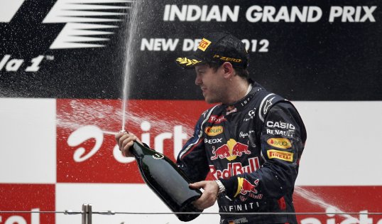 Red Bull driver Sebastian Vettel has denied that he has signed any deal to join Ferrari in the future.