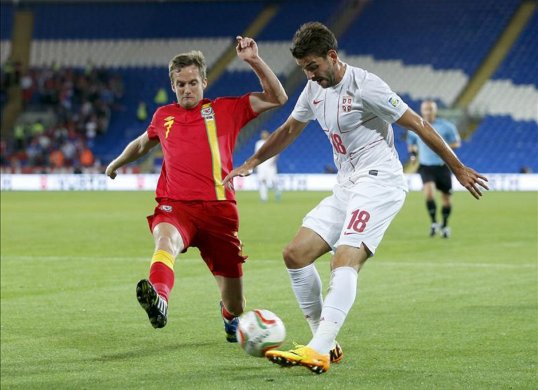 Premier League strugglers Crystal Palace are ready to swoop for Serbia international Filip Djordjevic.
