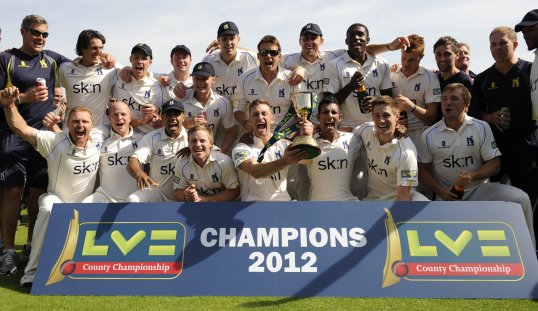Warwickshire have won the County Championship.