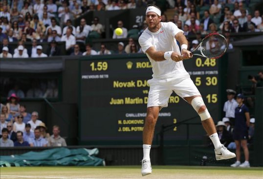 Wimbledon semi-finalist Juan Martin Del Potro has booked his placed in the Washington ATP final after a straight sets victory over Tommy Haas of Germany.