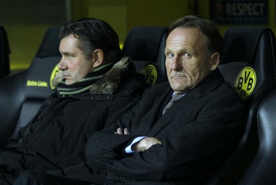 Borussia Dortmund chairman Hans-Joachim Watzke locked himself in a toilet during the final minutes of Tuesday’s Champions League match against Real Madrid because he could not take the tension.