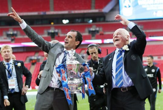 Wigan Athletic chairman Dave Whelan has revealed his elation at beating Manchester City 1-0 in the FA Cup.
