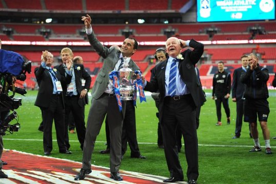 Wigan Athletic chairman Dave Whelan said that promotion back to the Premier League is a must next season.