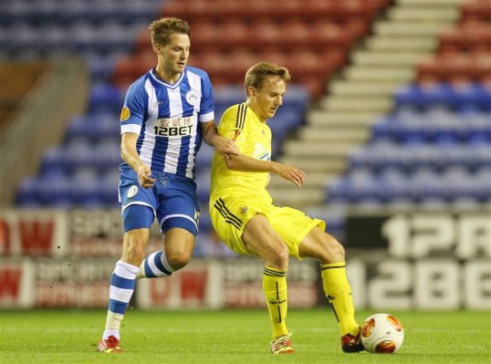 David James heaped praise on Wigan forward Nick Powell after the 22 year-old helped Owen Coyle’s side into a half-time lead in the Europa League.