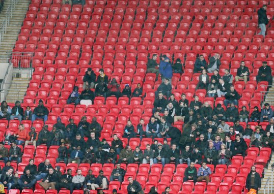Wigan Athletic have reportedly sold just 5,500 tickets for this weekend’s Community Shield clash with Manchester United.