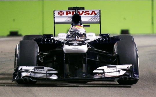 Williams have been fined €60,000 (£51,000) after the wheel nut on Pastor Maldonado’s right-front wheel came off during Practice Two at the Indian Grand Prix on Friday.