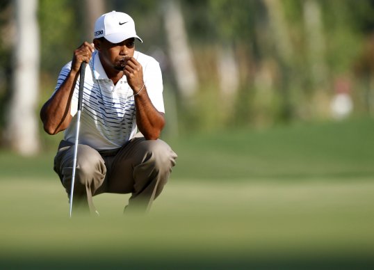 Former world number one Tiger Woods believes winning three PGA tour titles only makes 2012 a “good year” rather than a masters winning “great year”.