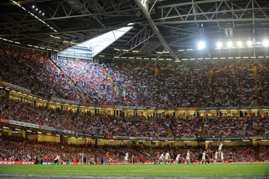 The Welsh Rugby Union has launched a bid to host the 2014 Heineken Cup and Amlin Challenge Cup finals.