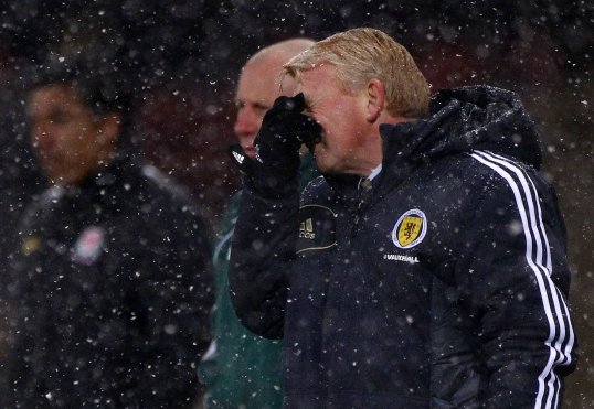 Scotland’s World Cup qualifier against Serbia in Novi Sad faces a pitch inspection because of heavy snow.