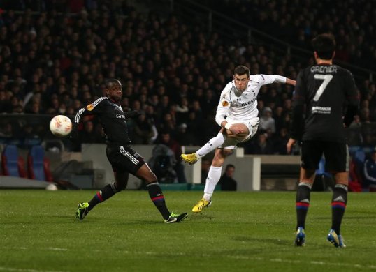 Real Madrid’s director of football Zinedane Zidane was spotted in the crowd for Tottenham Hotspur’s Europa League clash with Olympique Lyonnais at the Stade Gerland to keep an eye on Gareth Bale.